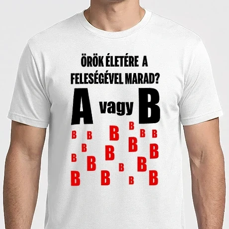 Férfi Imperial póló - A vagy B