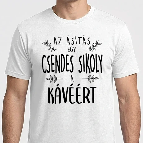 Férfi Imperial póló - Az ásítás egy csendes sikoly