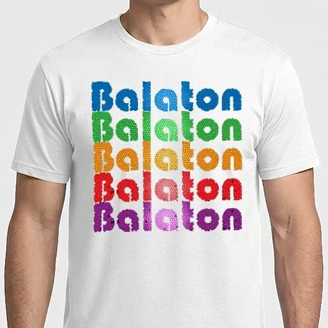 Férfi Imperial póló - Balaton puzzle