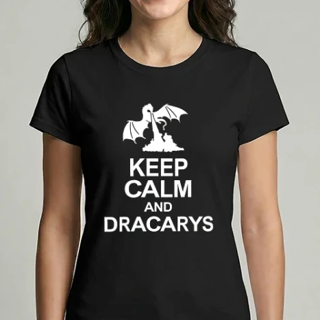 Női Imperial póló - Trónok Harca - Keep Calm and Dracarys 2