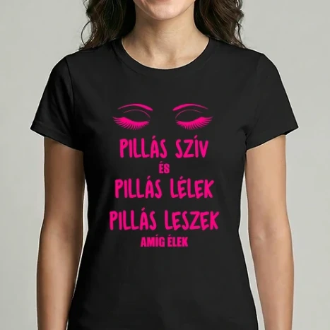 Női Imperial póló - Pillás szív és pillás lélek