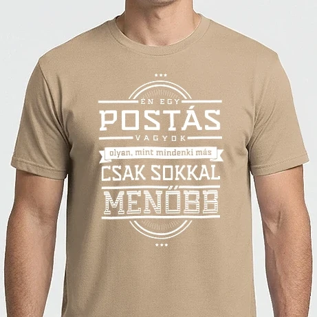 Férfi Imperial póló - POSTÁS vagyok, olyan mint más sokkal menőbb