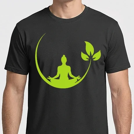 Férfi Imperial póló - meditation_leaf