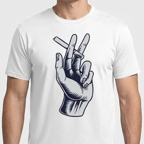 Férfi Imperial póló - Smoking Hands