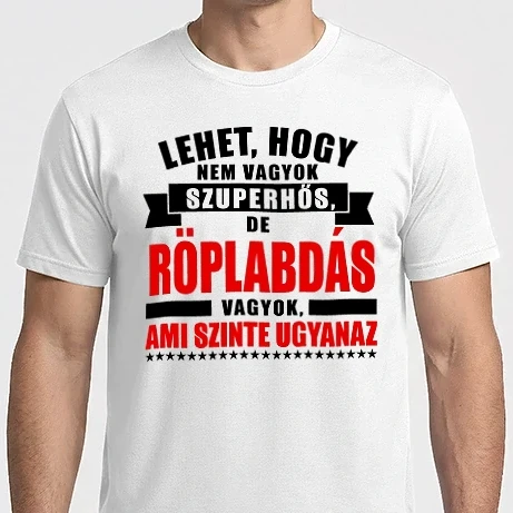 Férfi Imperial póló - Lehet hogy nem vagyok szuperhős de RÖPLABDÁS