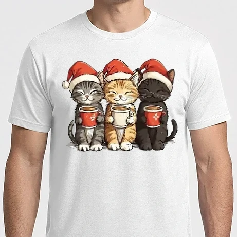 Férfi Imperial póló - coffee cats