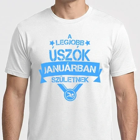 Férfi Imperial póló - Csillagos legjobb szülinapos úszók JANUÁR
