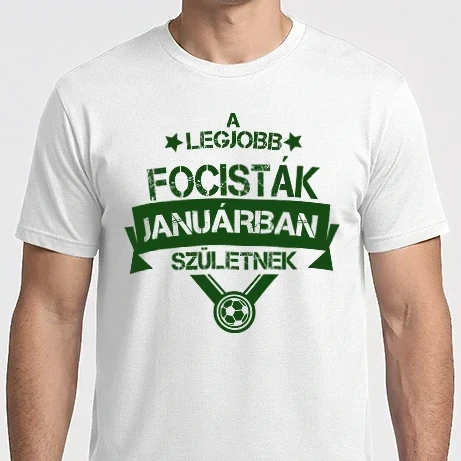 Férfi Imperial póló - Csillagos legjobb szülinapos focisták JANUÁR