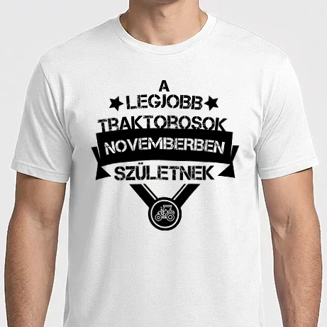Férfi Imperial póló - A legjobb traktorosok novemberben születnek