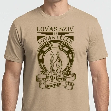 Férfi Imperial póló - Lovas sziv új