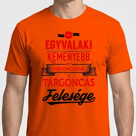 Férfi Imperial póló - Csak egy valaki keményebb...targoncás feleség