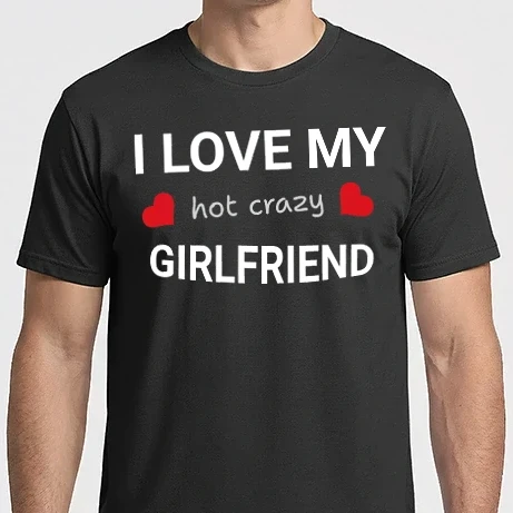 Férfi Imperial póló - I love my hot crazy girlfriend