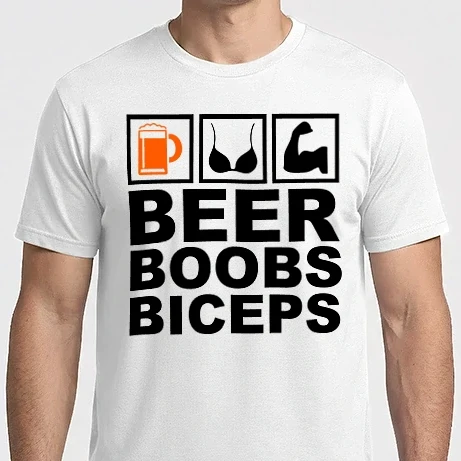 Férfi Imperial póló - Beer Boobs Biceps