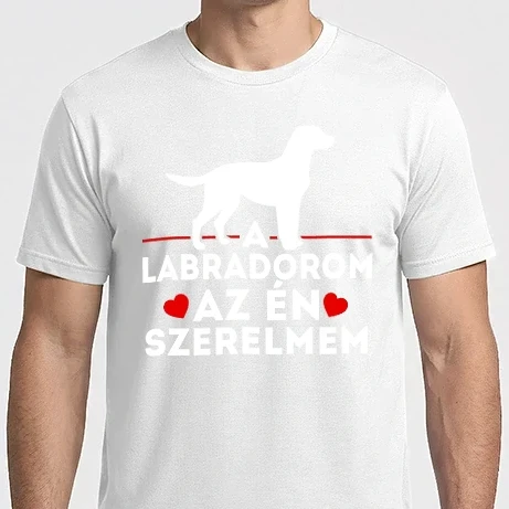 Férfi Imperial póló - labrador szerelem