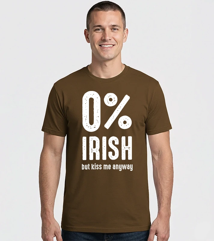 Not Irish but kiss me – Férfi Imperial póló