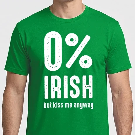 Férfi Imperial póló - Not Irish but kiss me