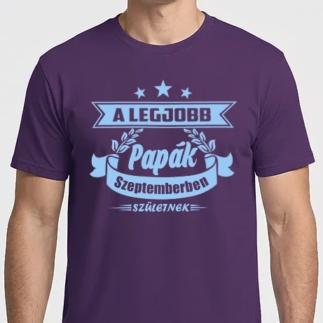 Férfi Imperial póló - A legjobb papák - Szeptember