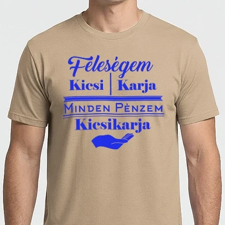 Férfi Imperial póló - Feleségem kicsi karja...