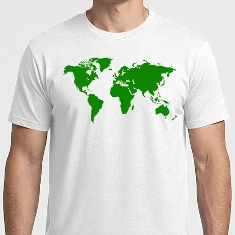 Férfi Imperial póló - world map