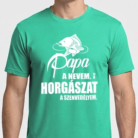 Férfi Imperial póló - Papa a nevem...