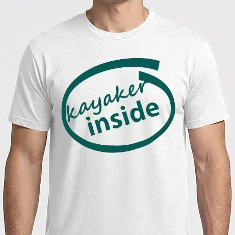 Férfi Imperial póló - Kayaker inside