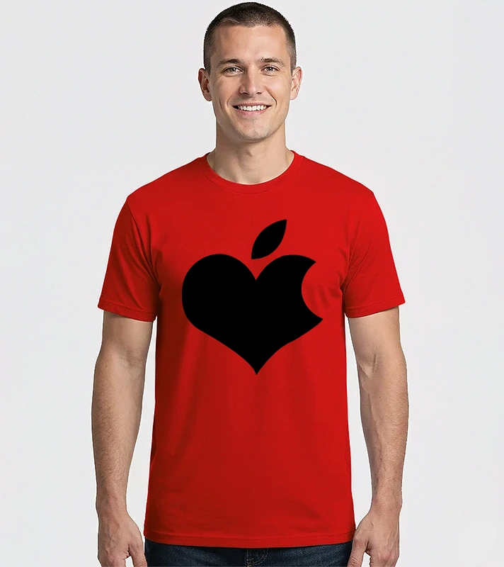 sziv_apple_fekete – Férfi Imperial póló