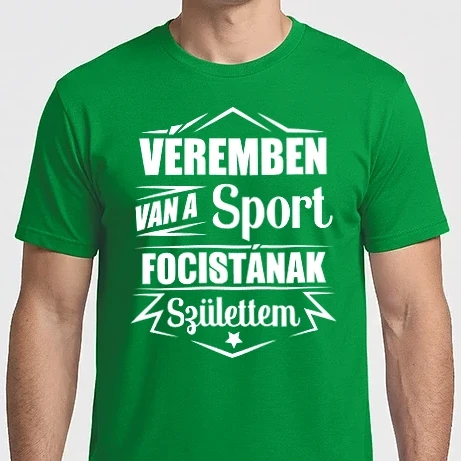 Férfi Imperial póló - Véremben van a sport foci