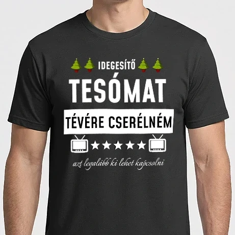 Férfi Imperial póló - Idegesítő tesómat karácsonyi