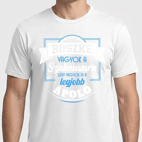 Férfi Imperial póló - Büszke vagyok a szakmámra Ápoló