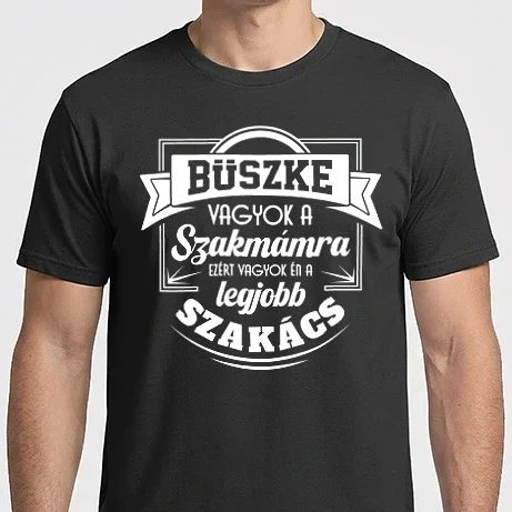 Férfi Imperial póló - Büszke vagyok a szakmámra Szakács