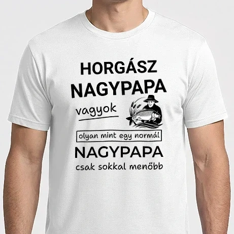 Férfi Imperial póló - Horgász papa