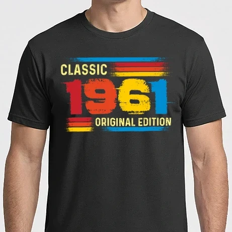 Férfi Imperial póló - classic, original edition, retro, vintage évszám, születésnapi dátum, 1961