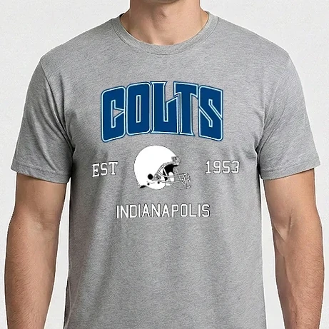 Férfi Imperial póló - Indianapolis Colts - retro logo