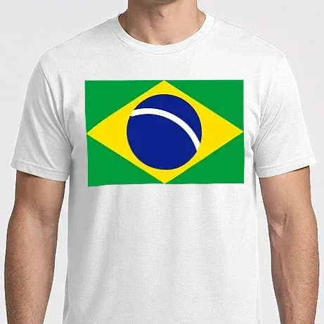 Férfi Imperial póló - Brazil zászló