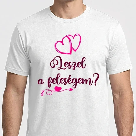 Férfi Imperial póló - Leszel a feleségem?