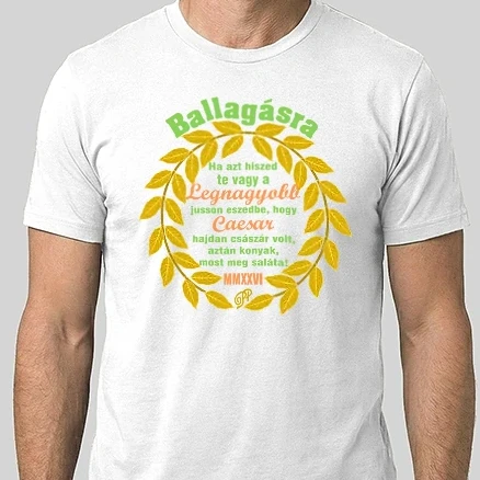Férfi Alap póló - Ballagásra Caesar Poén