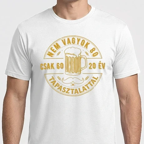 Férfi Imperial póló - 80 éves