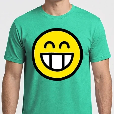 Férfi Imperial póló - Emoji Vigyorog JDM (változtatható színek)