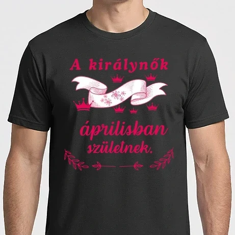 Férfi Imperial póló - Szülinap királynők ápr pink (3)