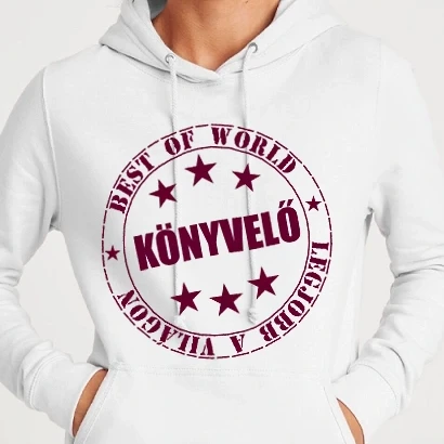 Női kapucnis pulcsi - legjobb könyvelő színezhető