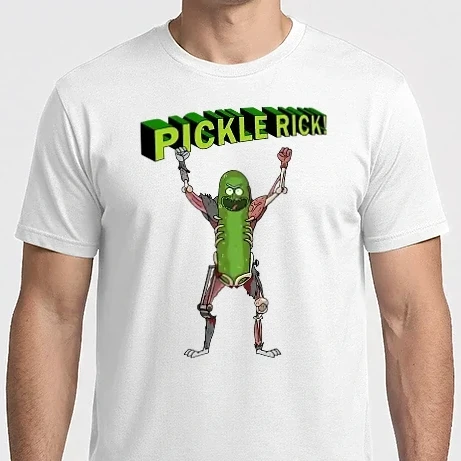 Férfi Imperial póló - Pickle Rick! v4