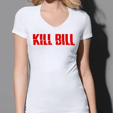 Női prémium V-nyakú póló - Kill Bill