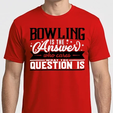 Férfi Imperial póló - Bowling is the answer