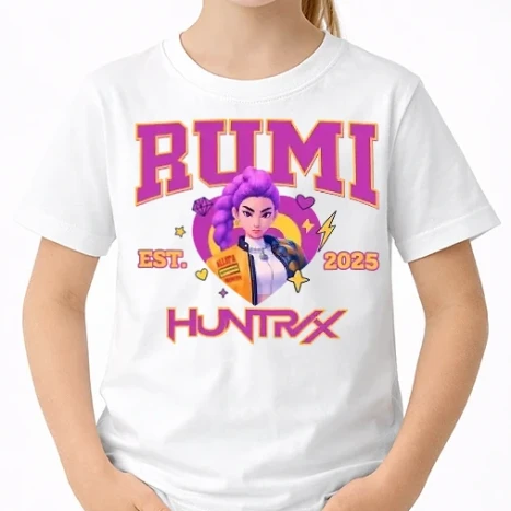 Uniszex gyerek Póló - Huntrix - Rumi
