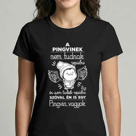 Női Imperial póló - Én is egy pingvin vagyok