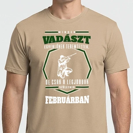 Férfi Imperial póló -  Minden vadász egyenlőnek teremtettek (Február)