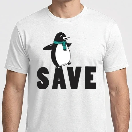 Férfi Imperial póló - Save penguin