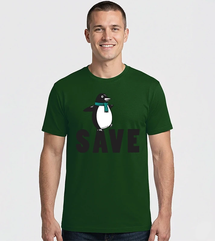 Save penguin – Férfi Imperial póló