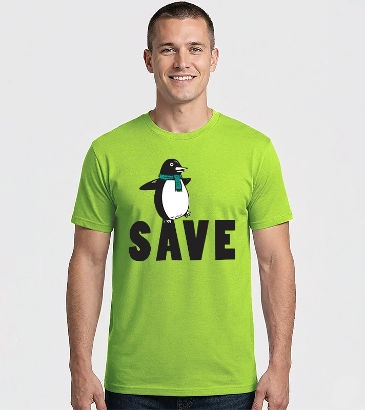 Save penguin – Férfi Imperial póló