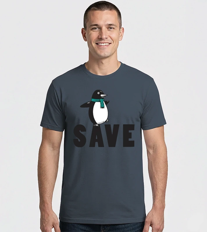 Save penguin – Férfi Imperial póló